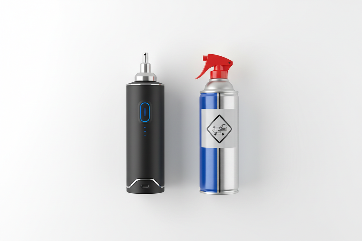 Cordless air duster vs traditional canned air – which is better for cleaning electronics