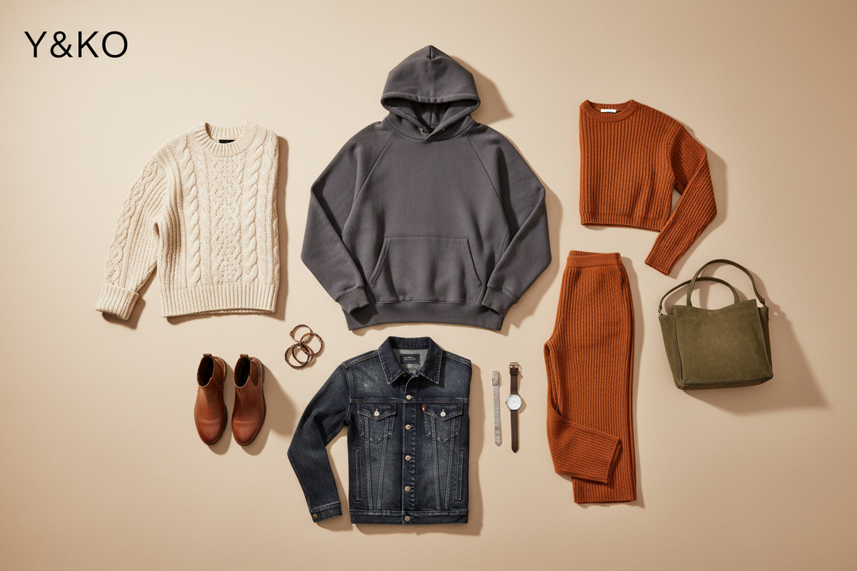 Fall 2026 fashion trends cozy hoodies chunky knits layering pieces everyone is wearing