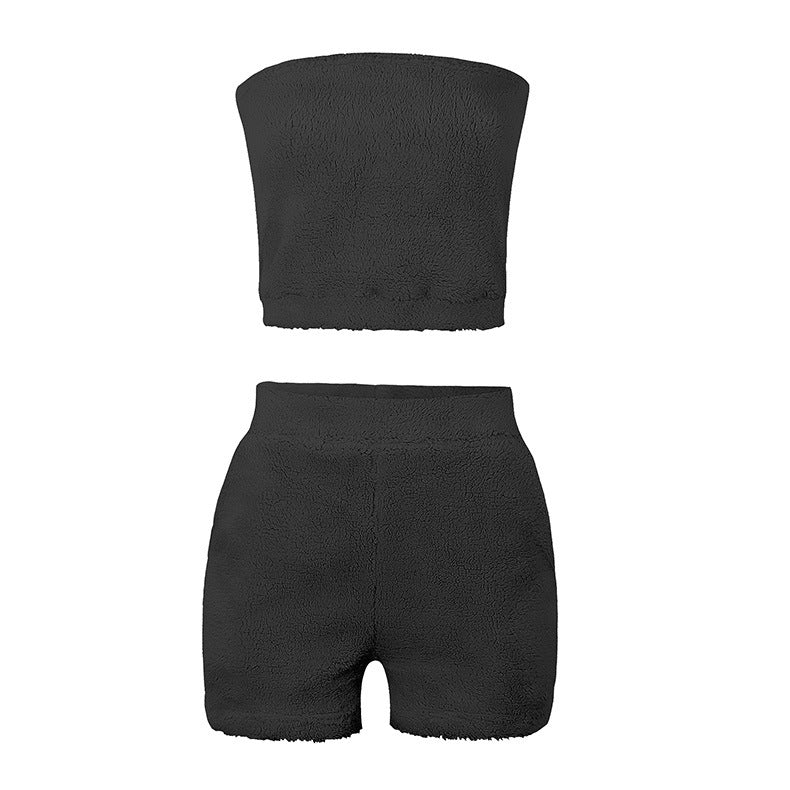 Summer Women's Casual Plush Two-Piece